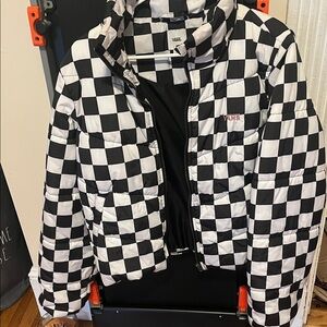 Vans Black and White Checkered Jacket
